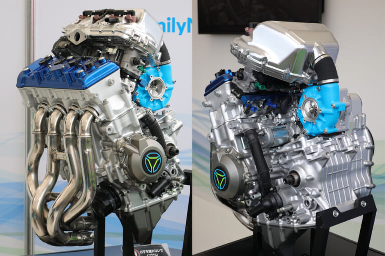 カワサキ|水素エンジンモーターサイクル|鈴鹿8耐|【量産2輪メーカー世界初!!】 カワサキの水素バイクが鈴鹿8耐でデモラン〈動画あり〉