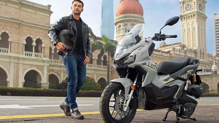 ホンダの軽二輪SUVスクーター「ADV160」にグレーとホワイトが登場!【海外】