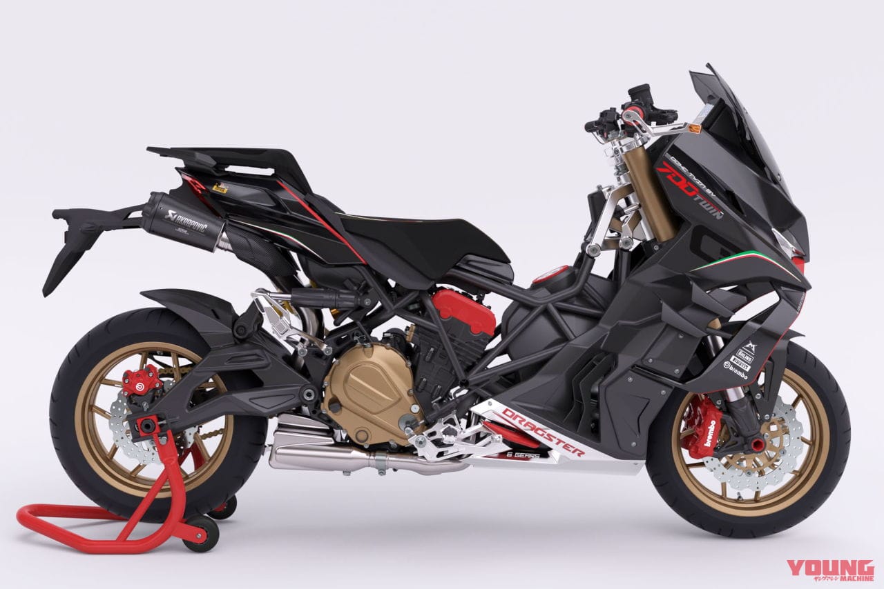 |最高速190km/hのメガスクーターだとぉ?! イタルジェット驚異の「ドラッグスター700ツイン」登場!