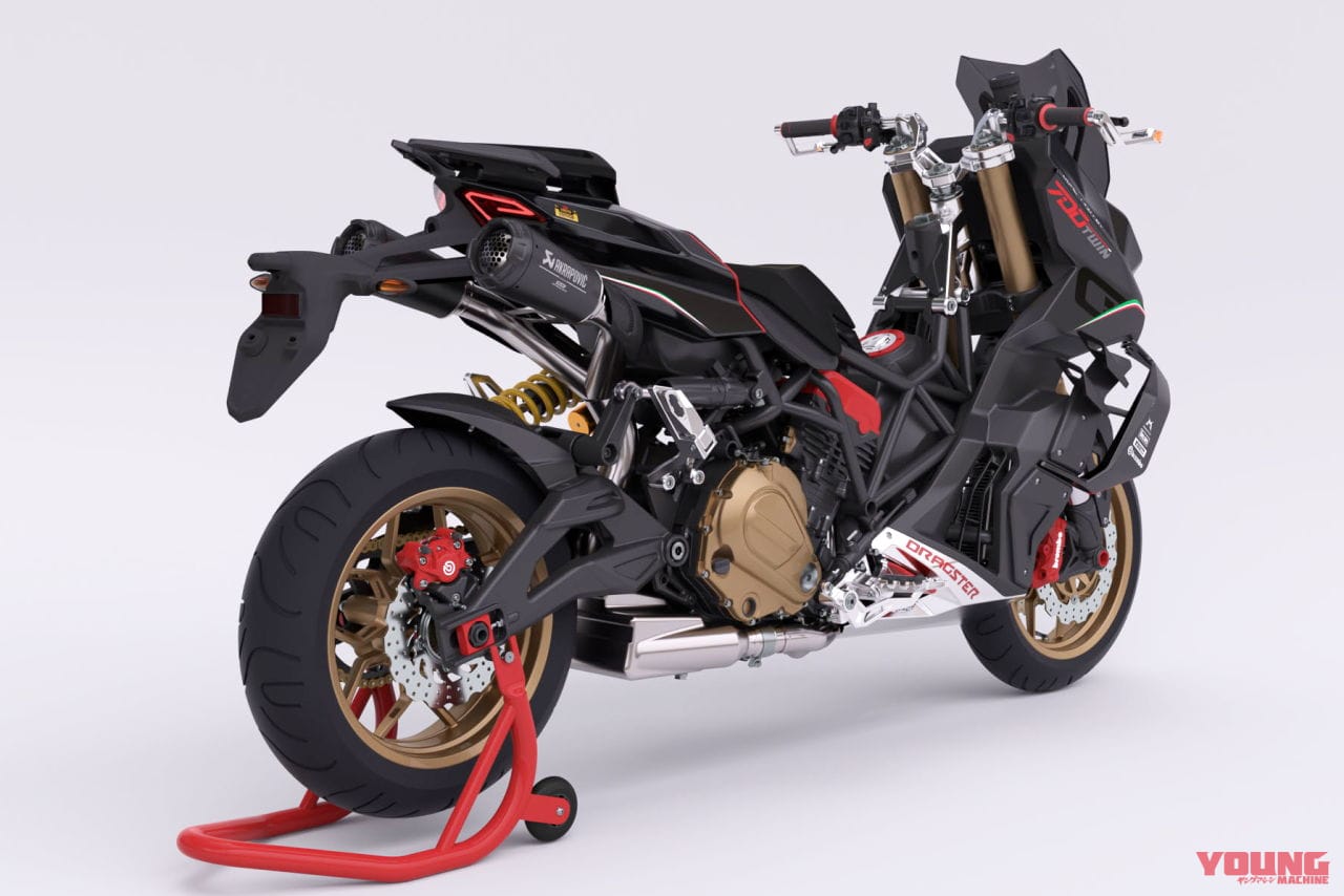 |最高速190km/hのメガスクーターだとぉ?! イタルジェット驚異の「ドラッグスター700ツイン」登場!