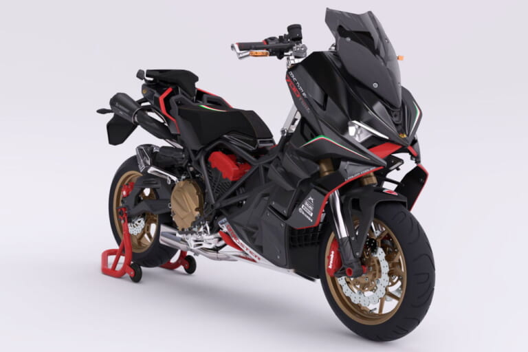 イタルジェット|ドラッグスター700ツイン|最高速190km/hのメガスクーターだとぉ?! イタルジェット驚異の「ドラッグスター700ツイン」登場!