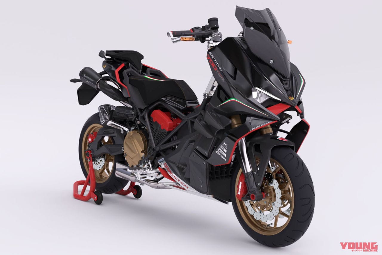 |最高速190km/hのメガスクーターだとぉ?! イタルジェット驚異の「ドラッグスター700ツイン」登場!