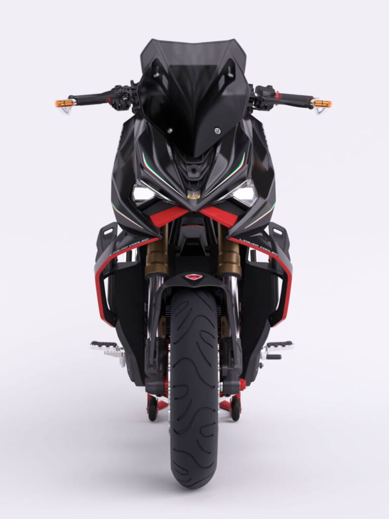 イタルジェット|ドラッグスター700ツイン|最高速190km/hのメガスクーターだとぉ?! イタルジェット驚異の「ドラッグスター700ツイン」登場!