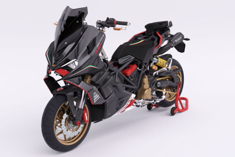 イタルジェット|ドラッグスター700ツイン|最高速190km/hのメガスクーターだとぉ?! イタルジェット驚異の「ドラッグスター700ツイン」登場!