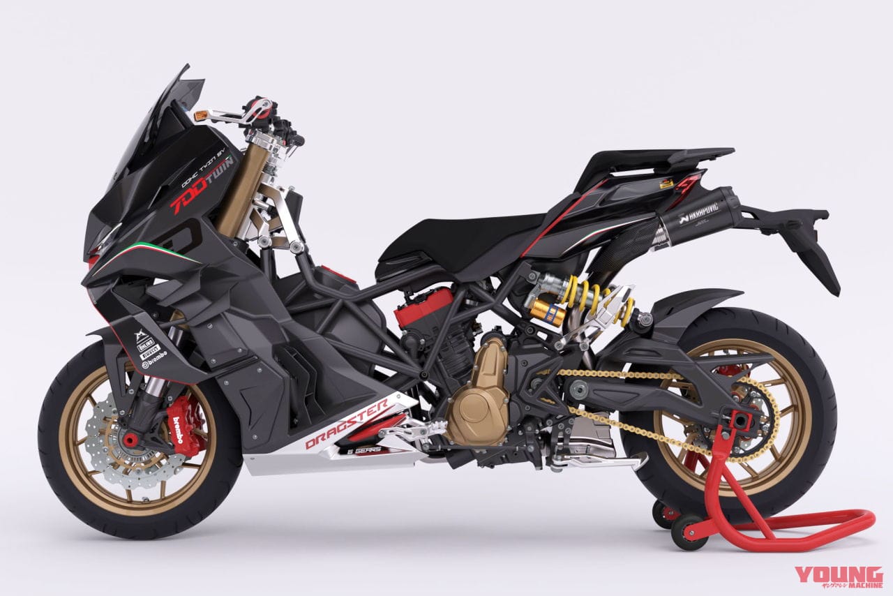 |最高速190km/hのメガスクーターだとぉ?! イタルジェット驚異の「ドラッグスター700ツイン」登場!