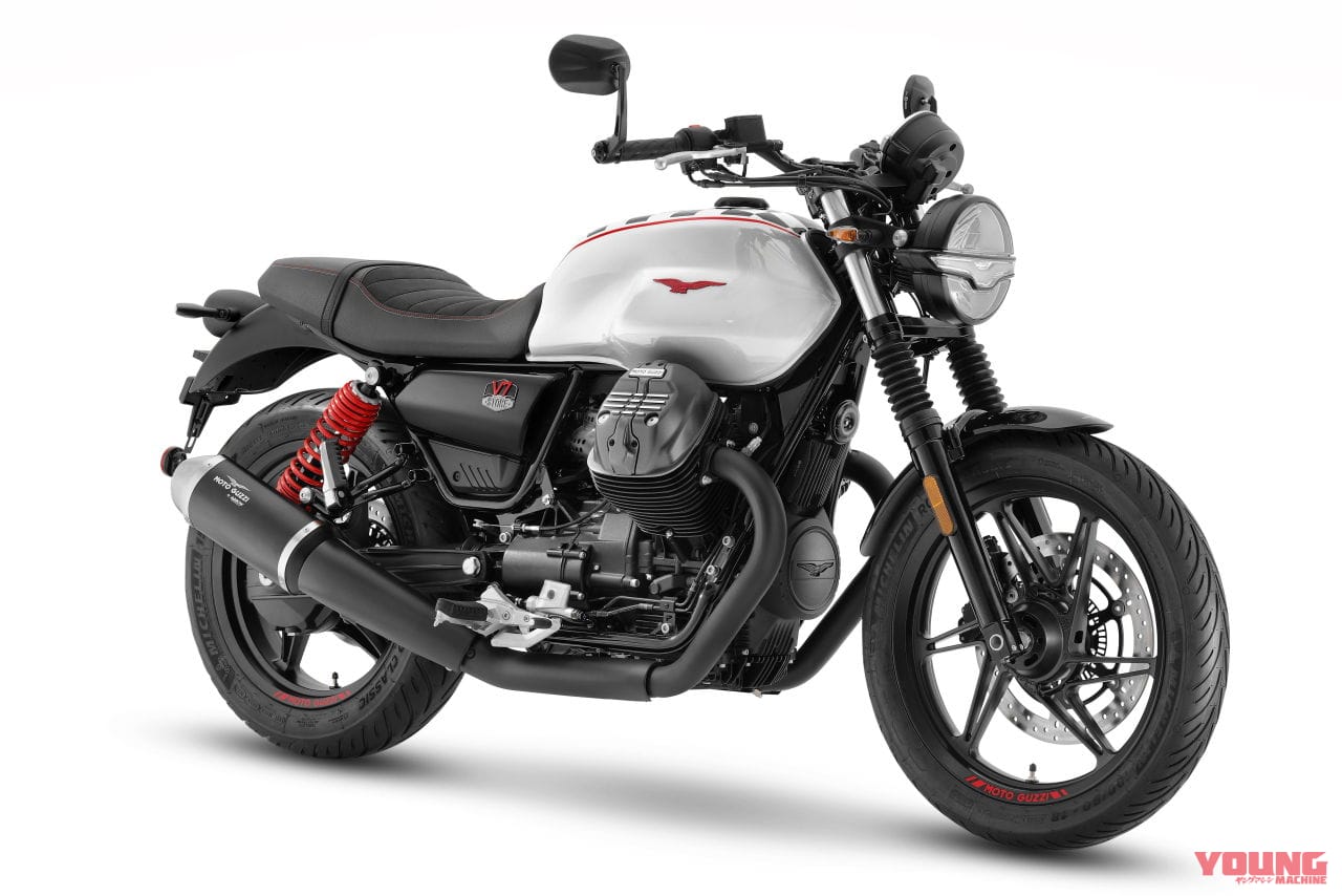 モトグッツィ|V7ストーン テン|モトグッツィ「V7ストーン」に専用カラー、アロー製マフラーなど特別装備の仕様が登場