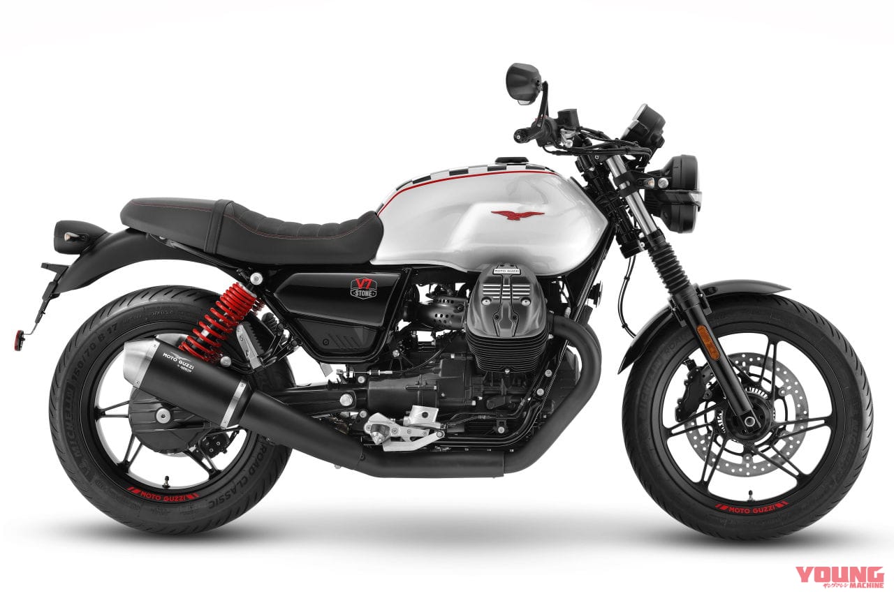 モトグッツィ|V7ストーン テン|モトグッツィ「V7ストーン」に専用カラー、アロー製マフラーなど特別装備の仕様が登場