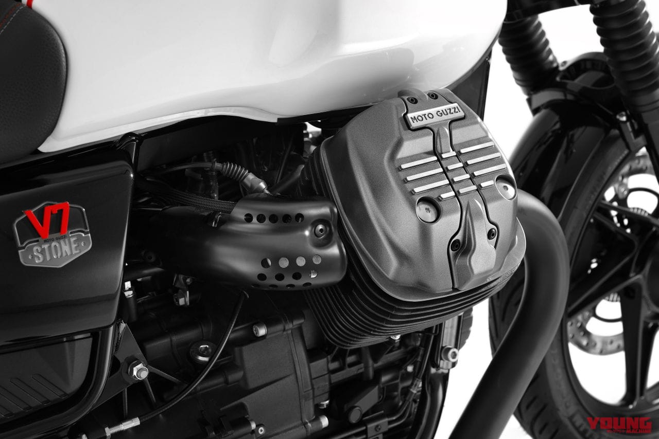 モトグッツィ|V7ストーン テン|モトグッツィ「V7ストーン」に専用カラー、アロー製マフラーなど特別装備の仕様が登場