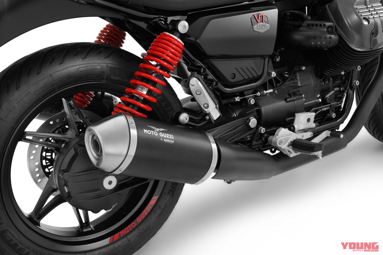 モトグッツィ|V7ストーン テン|モトグッツィ「V7ストーン」に専用カラー、アロー製マフラーなど特別装備の仕様が登場