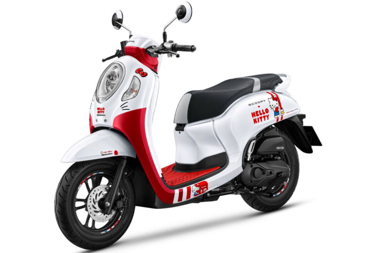 ホンダ|スクーピー ハローキティ リミテッドエディション|キティさんはタイでも人気だなぁ……。ホンダ「スクーピー」にハローキティ限定エディション登場!【海外】
