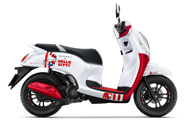 ホンダ|スクーピー ハローキティ リミテッドエディション|キティさんはタイでも人気だなぁ……。ホンダ「スクーピー」にハローキティ限定エディション登場!【海外】