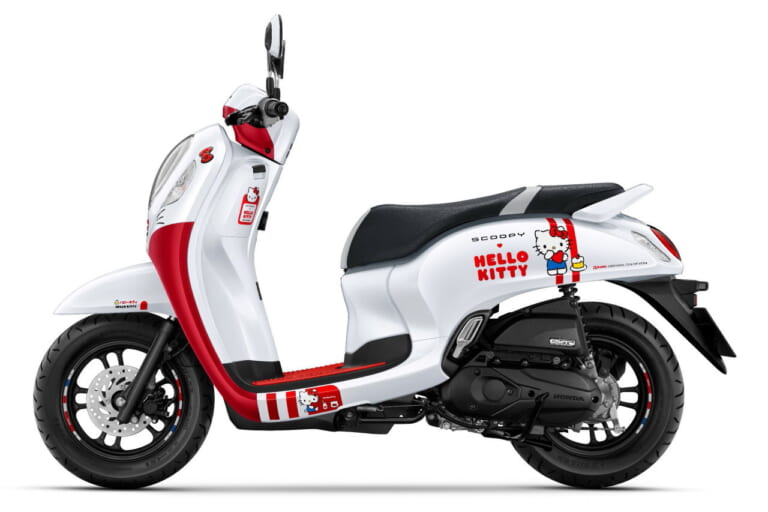 ホンダ|スクーピー ハローキティ リミテッドエディション|キティさんはタイでも人気だなぁ……。ホンダ「スクーピー」にハローキティ限定エディション登場!【海外】