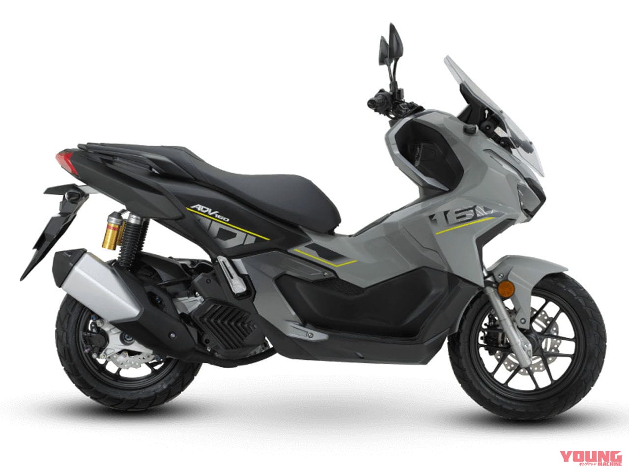 ホンダ|ADV160|マレーシア仕様|2024年モデル|ホンダの軽二輪SUVスクーター「ADV160」にグレーとホワイトが登場!【海外】