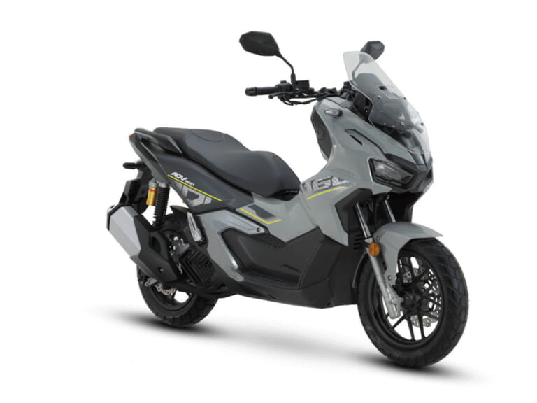 ホンダ|ADV160|マレーシア仕様|2024年モデル|ホンダの軽二輪SUVスクーター「ADV160」にグレーとホワイトが登場!【海外】