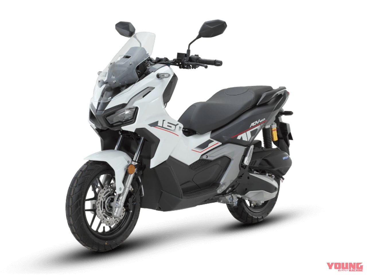 ホンダ|ADV160|マレーシア仕様|2024年モデル|ホンダの軽二輪SUVスクーター「ADV160」にグレーとホワイトが登場!【海外】