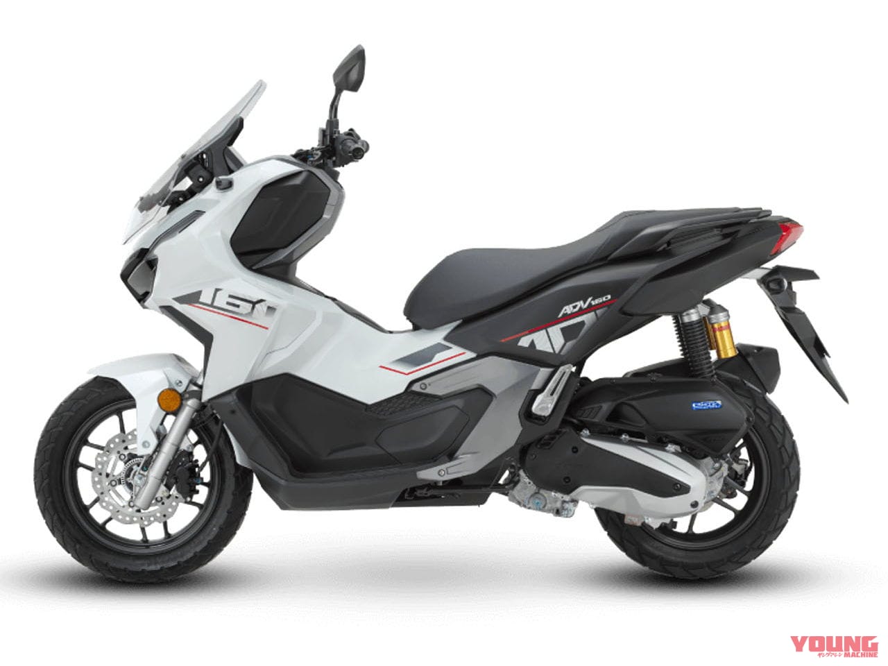 ホンダ|ADV160|マレーシア仕様|2024年モデル|ホンダの軽二輪SUVスクーター「ADV160」にグレーとホワイトが登場!【海外】