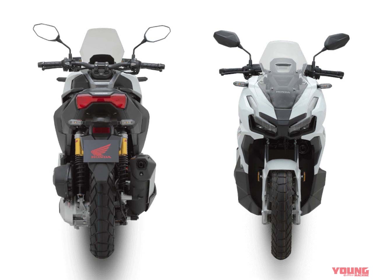 ホンダ|ADV160|マレーシア仕様|2024年モデル|ホンダの軽二輪SUVスクーター「ADV160」にグレーとホワイトが登場!【海外】