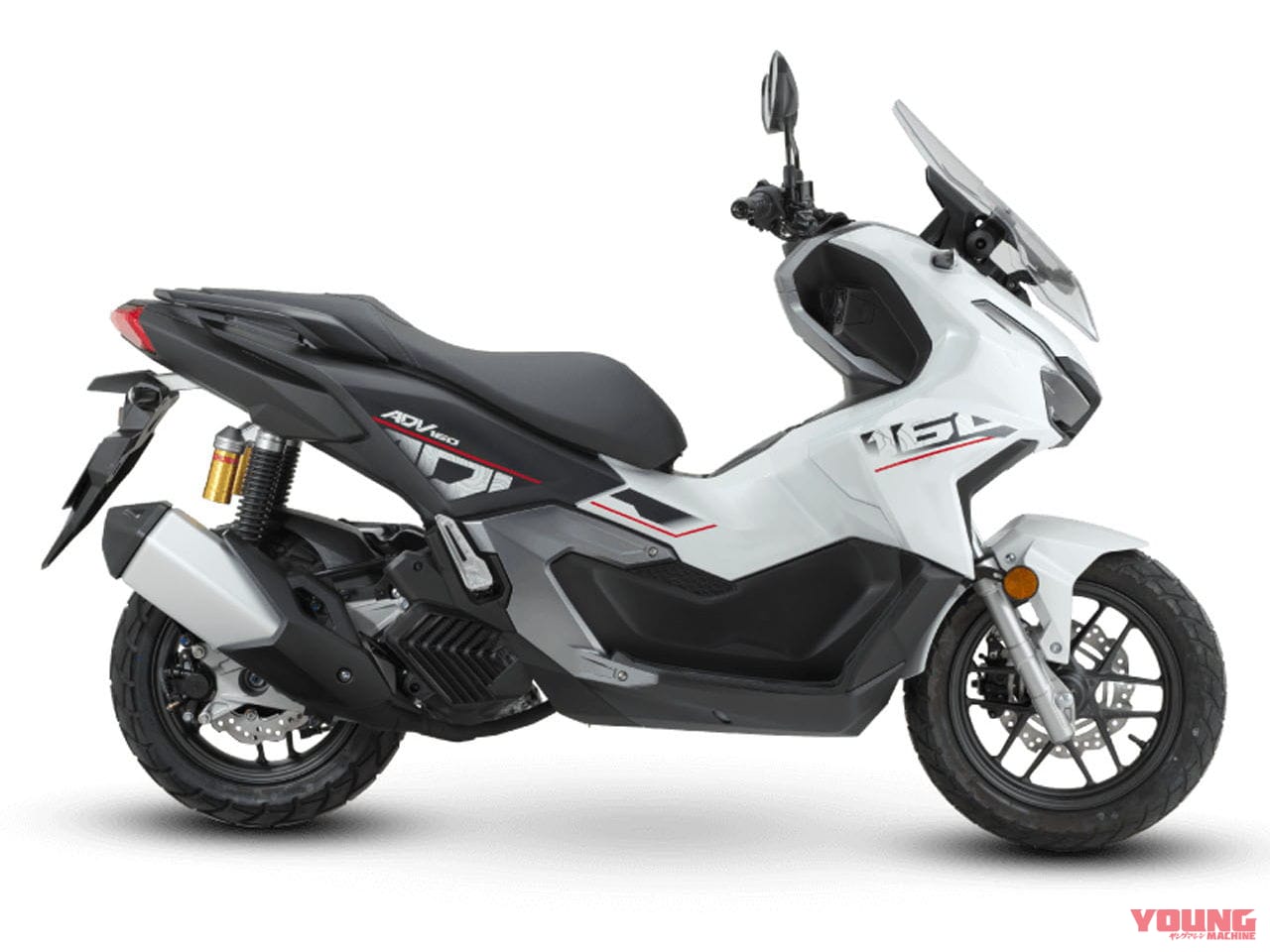 ホンダ|ADV160|マレーシア仕様|2024年モデル|ホンダの軽二輪SUVスクーター「ADV160」にグレーとホワイトが登場!【海外】
