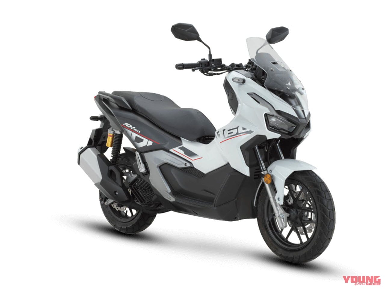 ホンダ|ADV160|マレーシア仕様|2024年モデル|ホンダの軽二輪SUVスクーター「ADV160」にグレーとホワイトが登場!【海外】