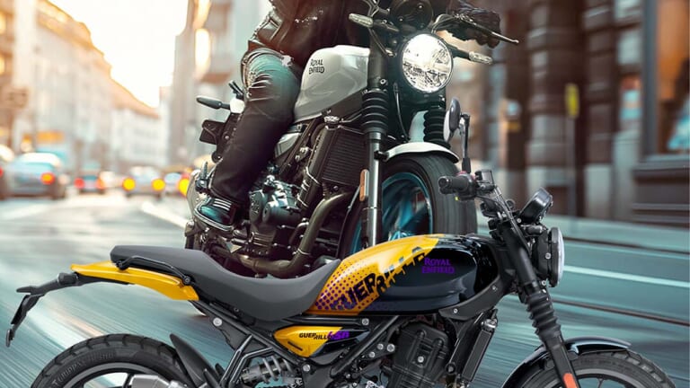日本では70万円台に?! ロイヤルエンフィールド新型モデル「ゲリラ450」登場！