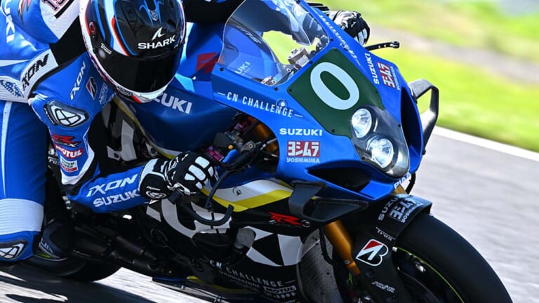 ウイング付きの青いGSX-R1000Rが走った！ チームスズキCNチャレンジが鈴鹿8耐の事前テストで総合7番手│WEBヤングマシン｜新車バイクニュース