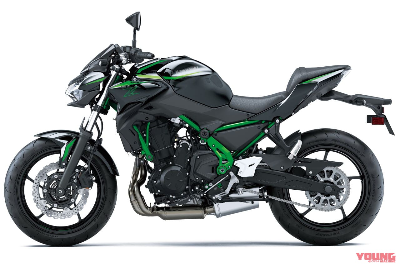 カワサキ|Z650|2025年モデル|カワサキ「Z650」2025年モデルは引き締まったボディカラーに回帰! ツインエンジンのネイキッドスポーツ