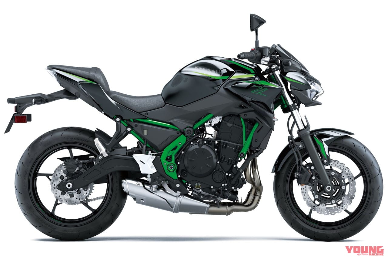 カワサキ|Z650|2025年モデル|カワサキ「Z650」2025年モデルは引き締まったボディカラーに回帰! ツインエンジンのネイキッドスポーツ