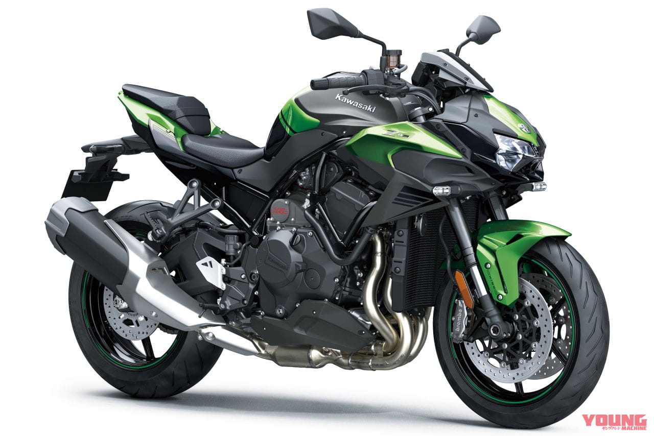 カワサキ|Z H2|2025年モデル|カワサキ「Z H2」「Z H2 SE」の2025年モデルが登場! Z H2はカラーチェンジでグリーン採用