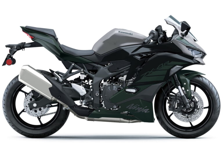 2025 KAWASAKI Ninja ZX-4R SE メタリックマットグラファイトグレー×メタリックフラットスパークブラック|カワサキ ニンジャZX-4Rシリーズ〈いま国内で買える新型バイクカタログ|小型二輪(400-251cc)〉