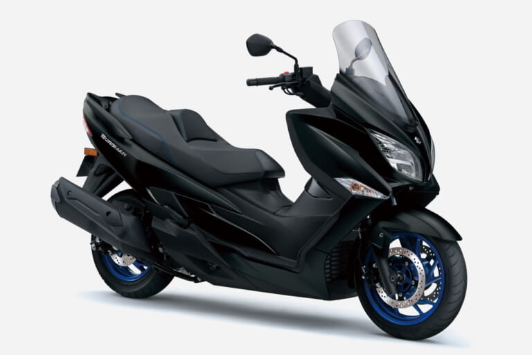 スズキ|バーグマン400|2024年モデル|スズキ「バーグマン400」が価格改定! トラクションコントロールシステム装備のビッグスクーター