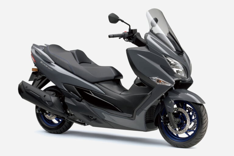 スズキ|バーグマン400|2024年モデル|スズキ「バーグマン400」が価格改定! トラクションコントロールシステム装備のビッグスクーター