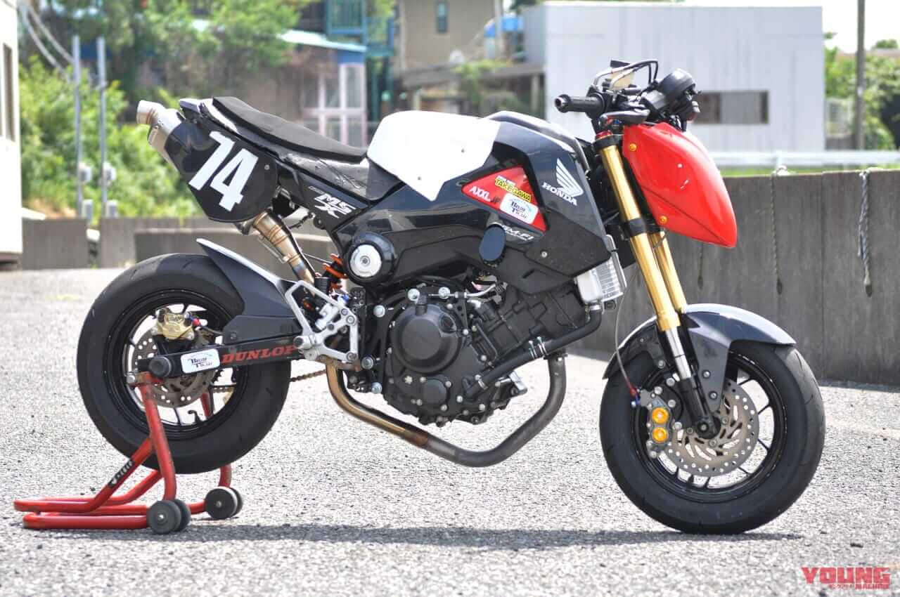 ホンダ グロム|250cc|エンジン換装|CBR250R|MC41|125ccグロムにCBR250R(MC41)エンジンを搭載した魔改造マシン、ドキドキしつつ乗ってみた!!