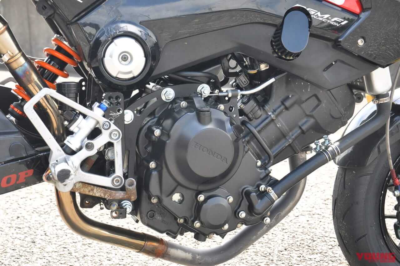 ホンダ グロム|250cc|エンジン換装|CBR250R|MC41|125ccグロムにCBR250R(MC41)エンジンを搭載した魔改造マシン、ドキドキしつつ乗ってみた!!