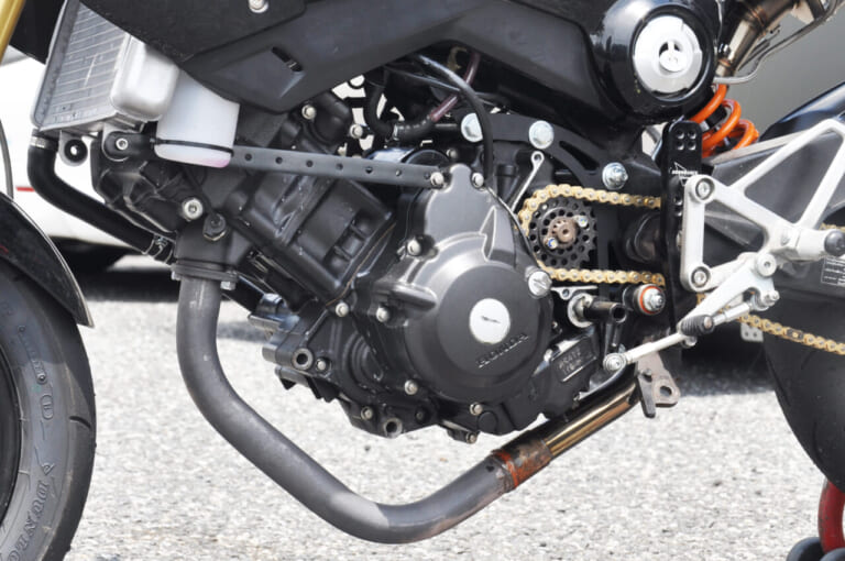 ホンダ グロム|250cc|エンジン換装|CBR250R|MC41|125ccグロムにCBR250R(MC41)エンジンを搭載した魔改造マシン、ドキドキしつつ乗ってみた!!