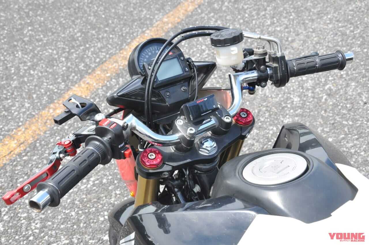 |125ccグロムにCBR250R(MC41)エンジンを搭載した魔改造マシン、ドキドキしつつ乗ってみた!!