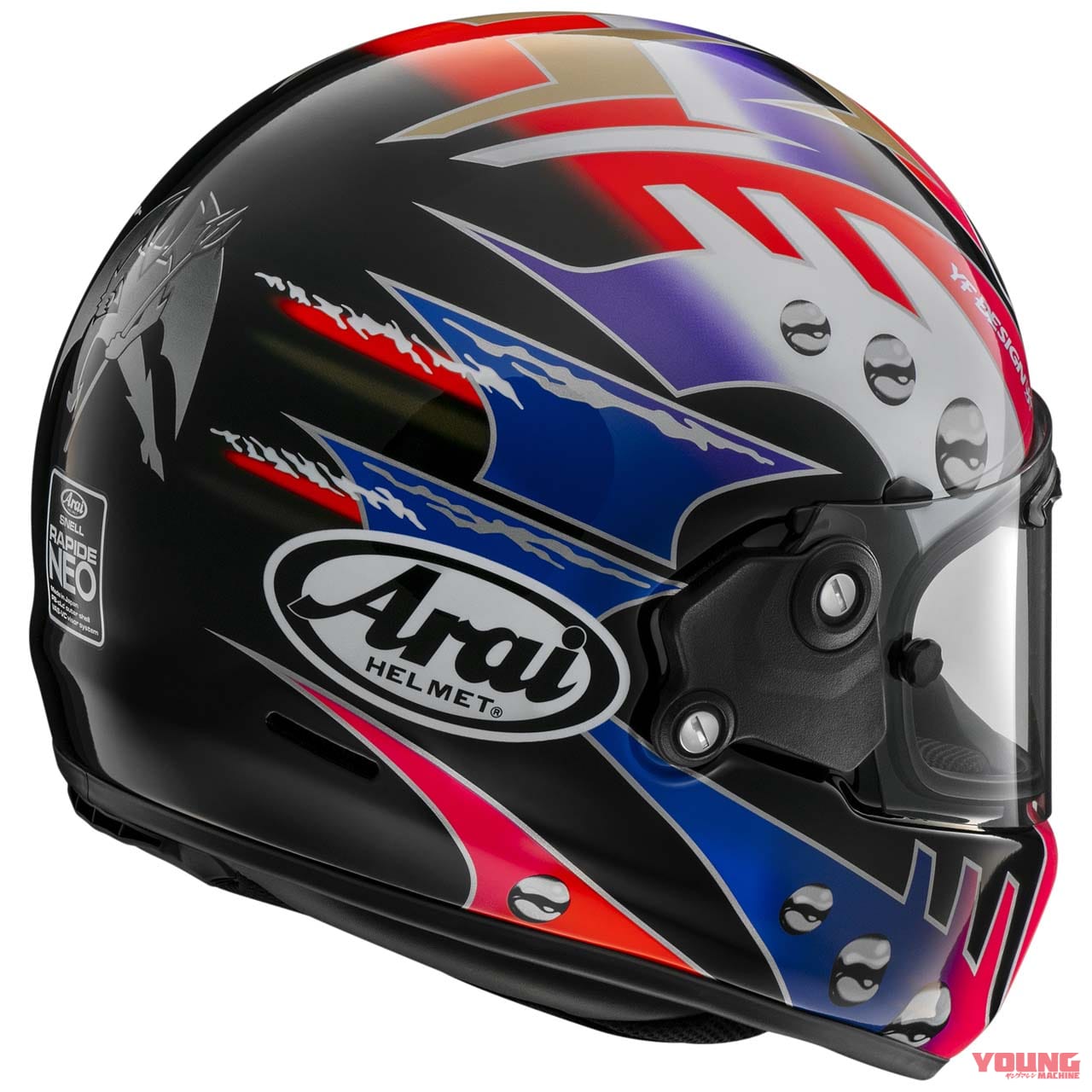 |原田哲也レプリカがネオクラシックヘルメット『ラパイド ネオ』で再現! 発売は9月上旬