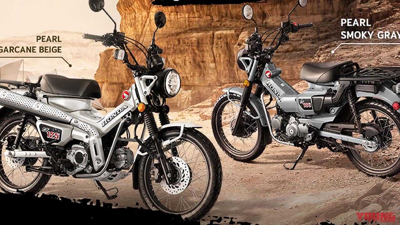 ホンダ「CT125ハンターカブ」に新色ベージュとスモークグレーの2色が登場! 日本へも導入か【海外】