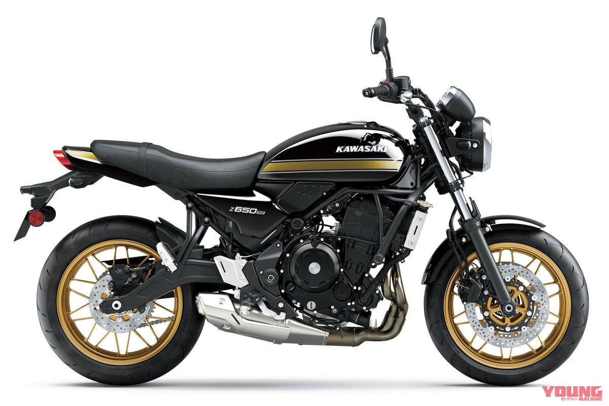 |黒玉虫にグリーン&イエローボール! カワサキ「Z650RS」の2025年モデルが登場【海外】