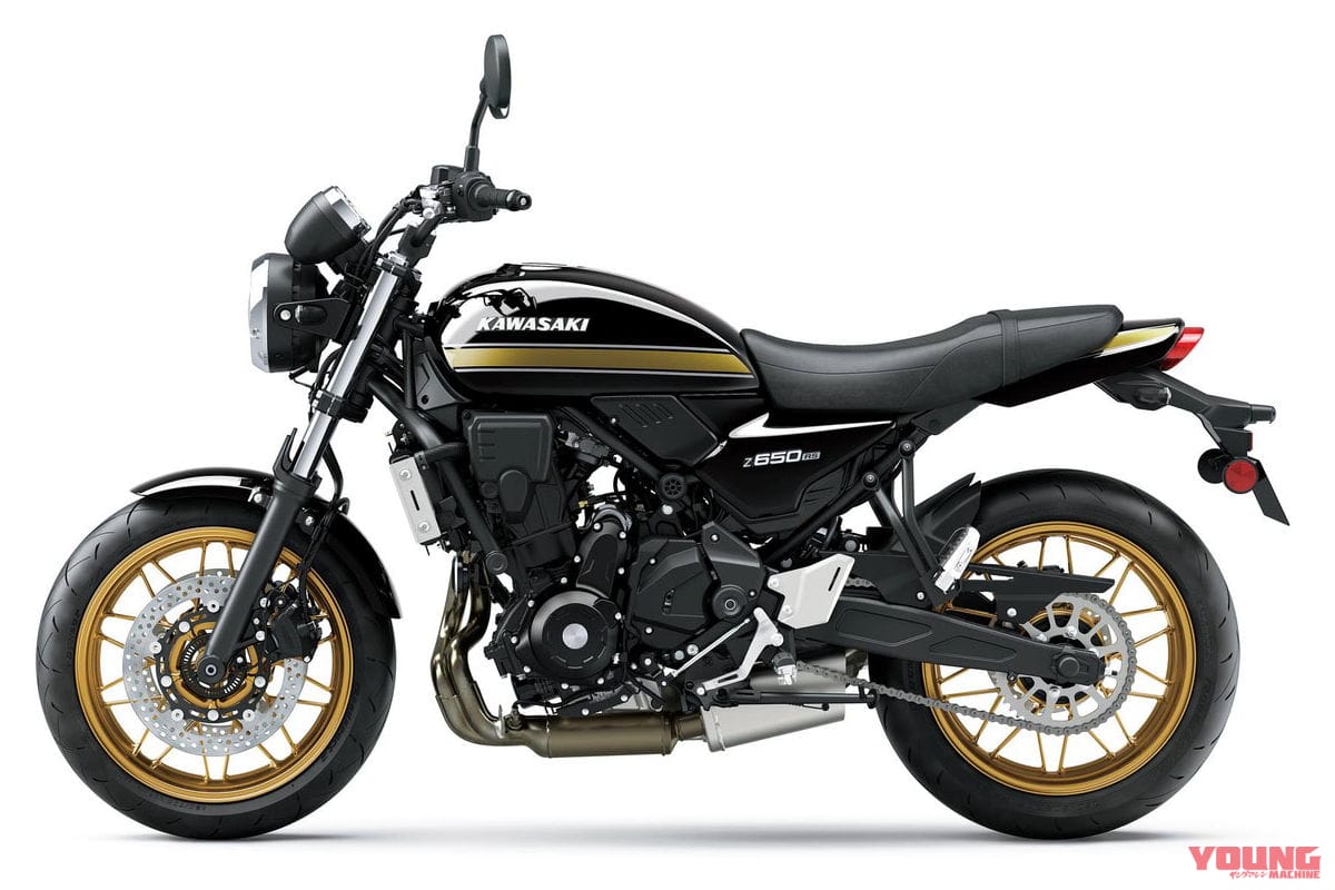 |黒玉虫にグリーン&イエローボール! カワサキ「Z650RS」の2025年モデルが登場【海外】