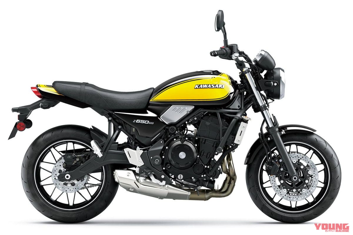 |黒玉虫にグリーン&イエローボール! カワサキ「Z650RS」の2025年モデルが登場【海外】