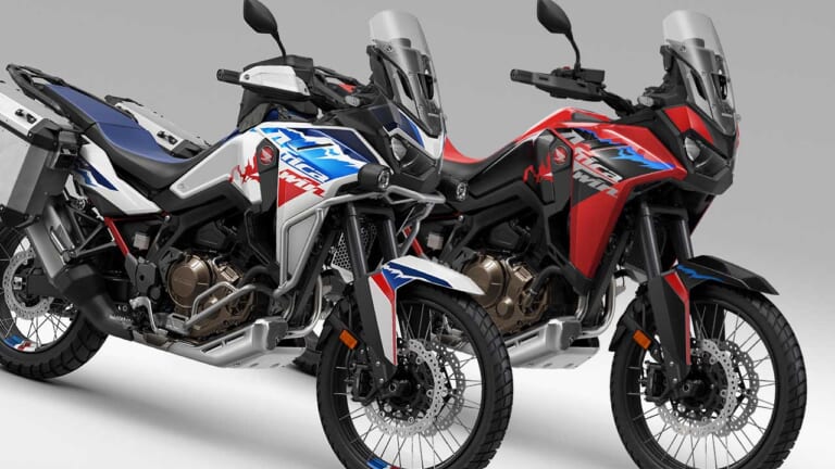 ホンダ「アフリカツイン」が精悍なグラフィック&カラーに! 前輪19インチのアドベンチャースポーツも【海外】