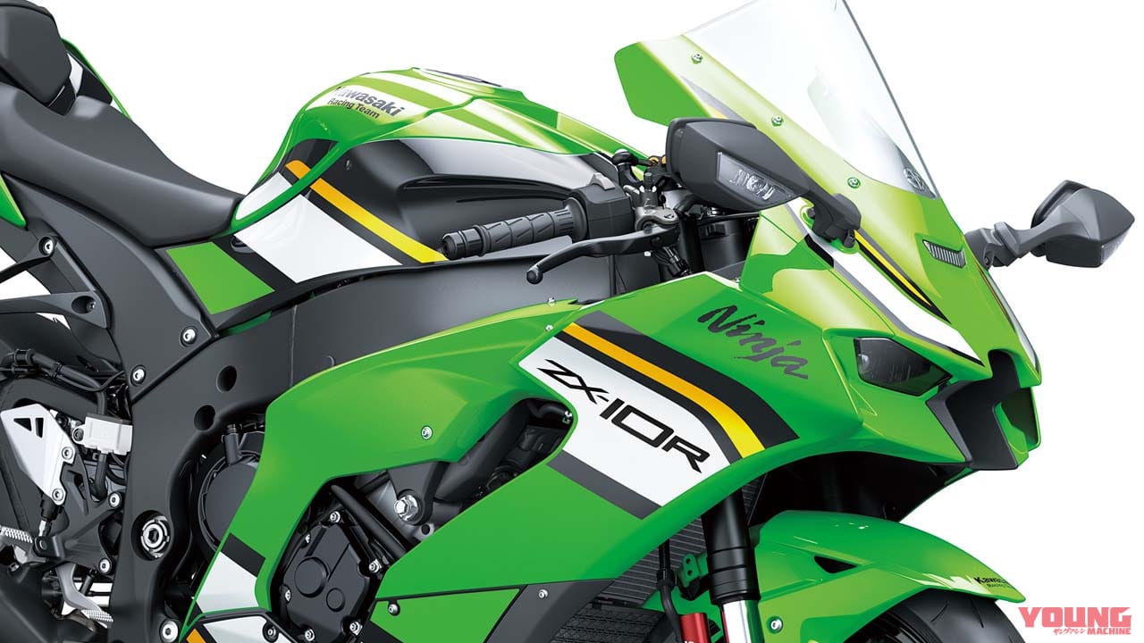 カワサキが「ニンジャZX-10R」の2025年モデルを発表！  新KRTエディションとフラットブラックの2本立てで9/1発売│WEBヤングマシン｜新車バイクニュース