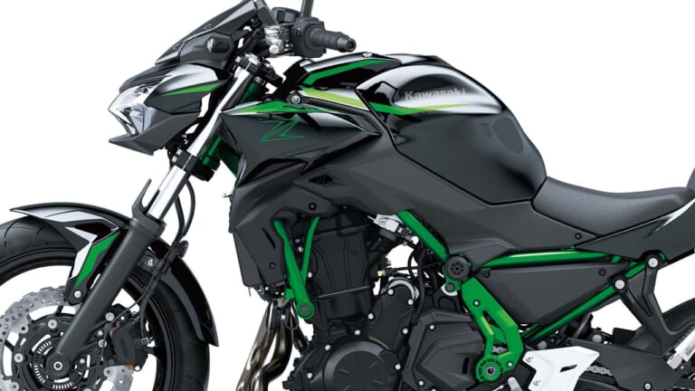 カワサキ「Z650」2025年モデルは引き締まったボディカラーに回帰! ツインエンジンのネイキッドスポーツ