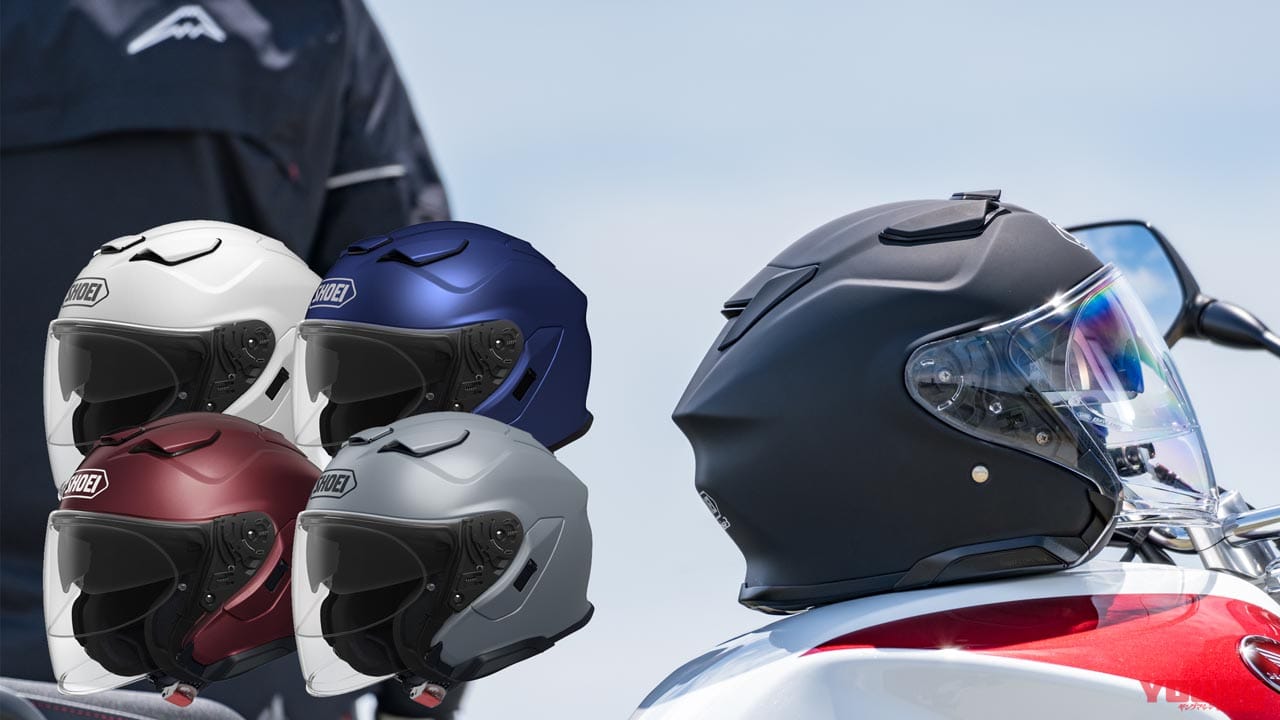 SHOEI「Jクルーズ3」新登場! インナーバイザー付きオープンフェイスが最新世代に進化