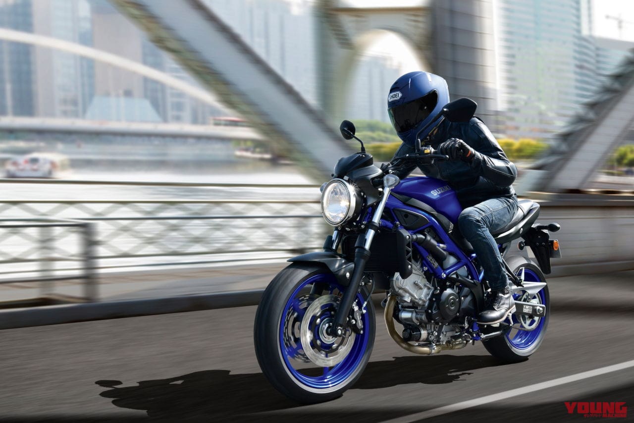 スズキ|SV650|欧州仕様|2024年モデル|スズキ「SV650」に新色登場! 新たにブルーフレーム&ホイールでスポーティな出で立ちへ