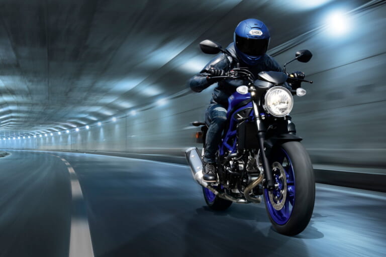 スズキ|SV650|欧州仕様|2024年モデル|スズキ「SV650」に新色登場! 新たにブルーフレーム&ホイールでスポーティな出で立ちへ