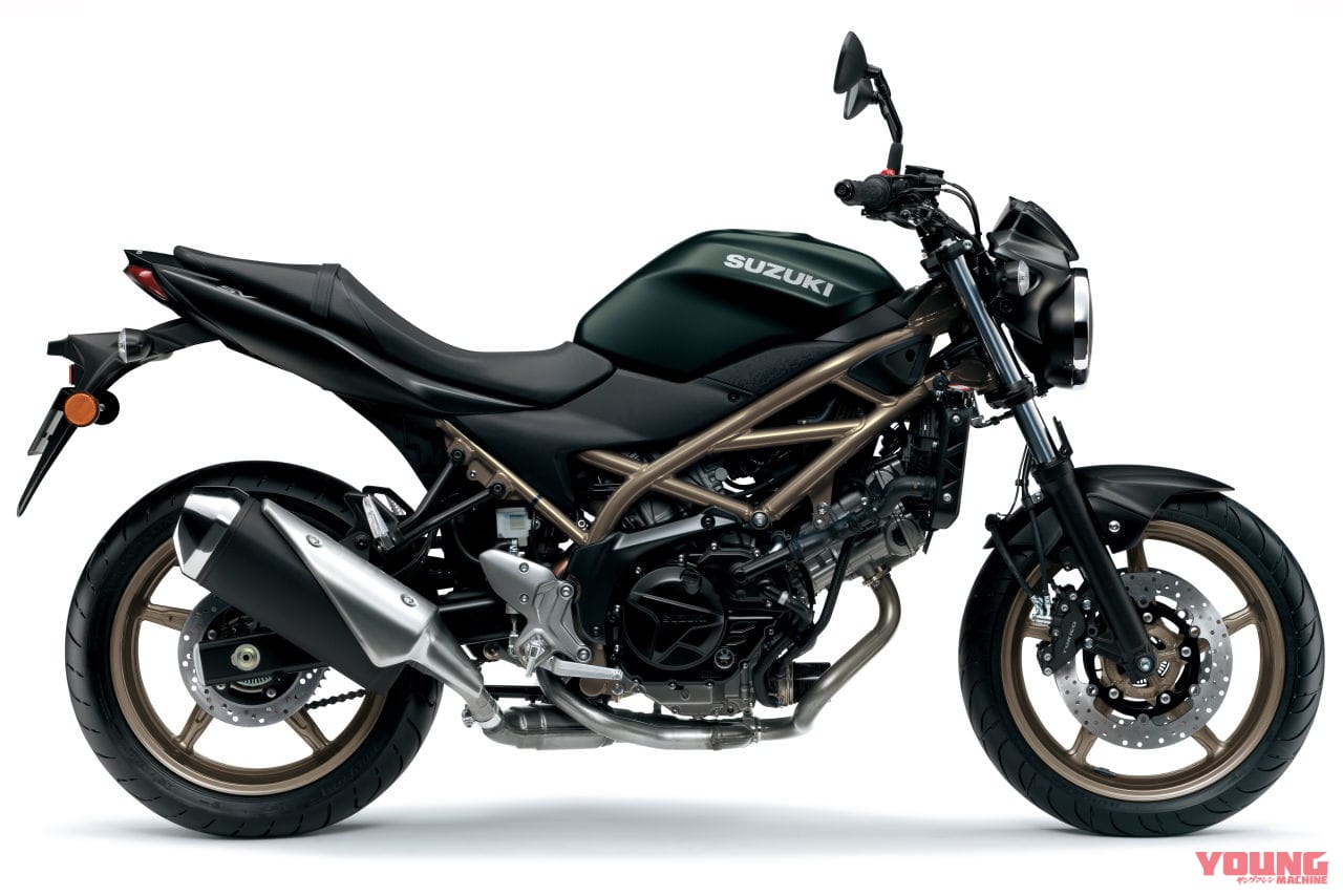 スズキ|SV650|欧州仕様|2024年モデル|スズキ「SV650」に新色登場! 新たにブルーフレーム&ホイールでスポーティな出で立ちへ