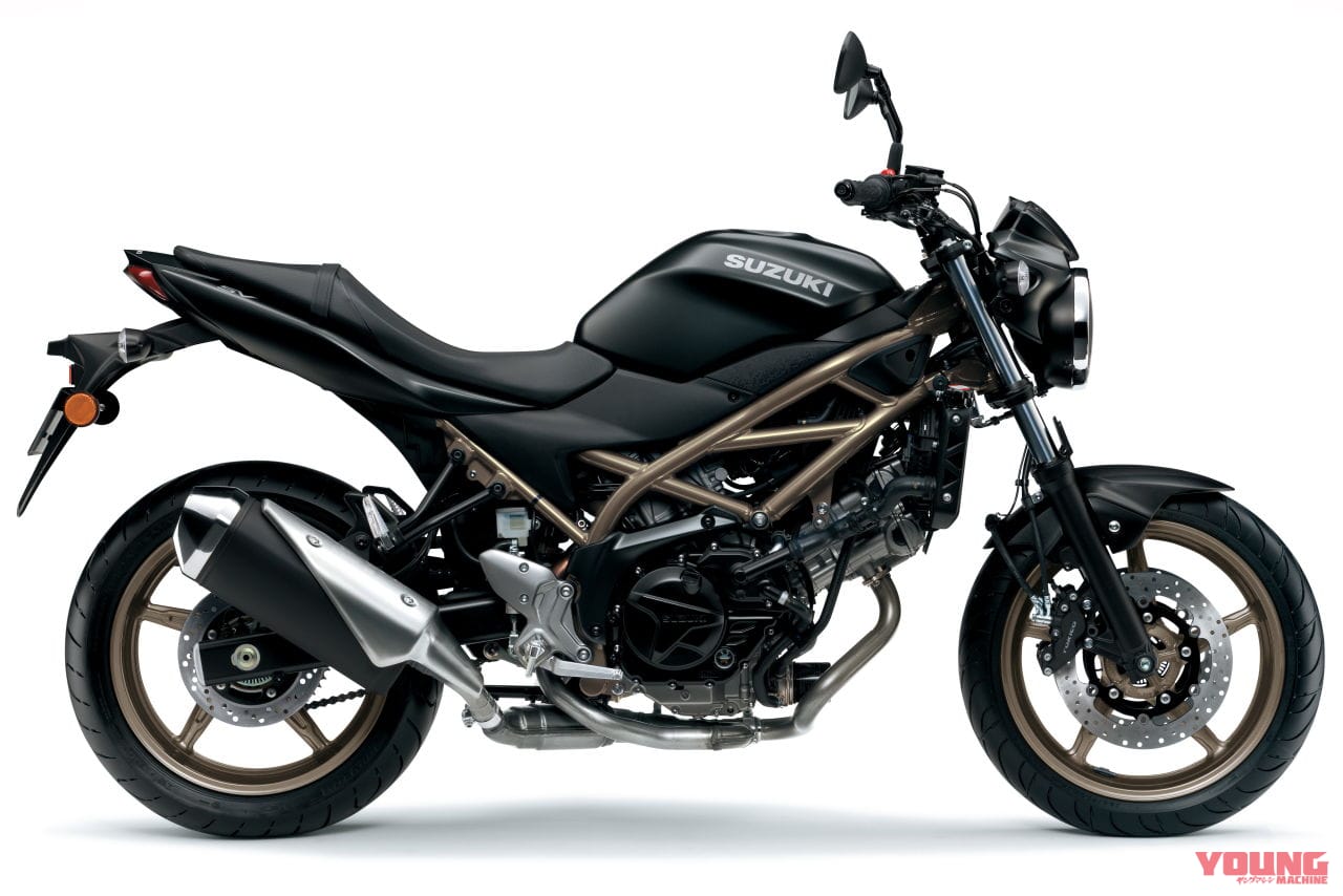 スズキ|SV650|欧州仕様|2024年モデル|スズキ「SV650」に新色登場! 新たにブルーフレーム&ホイールでスポーティな出で立ちへ