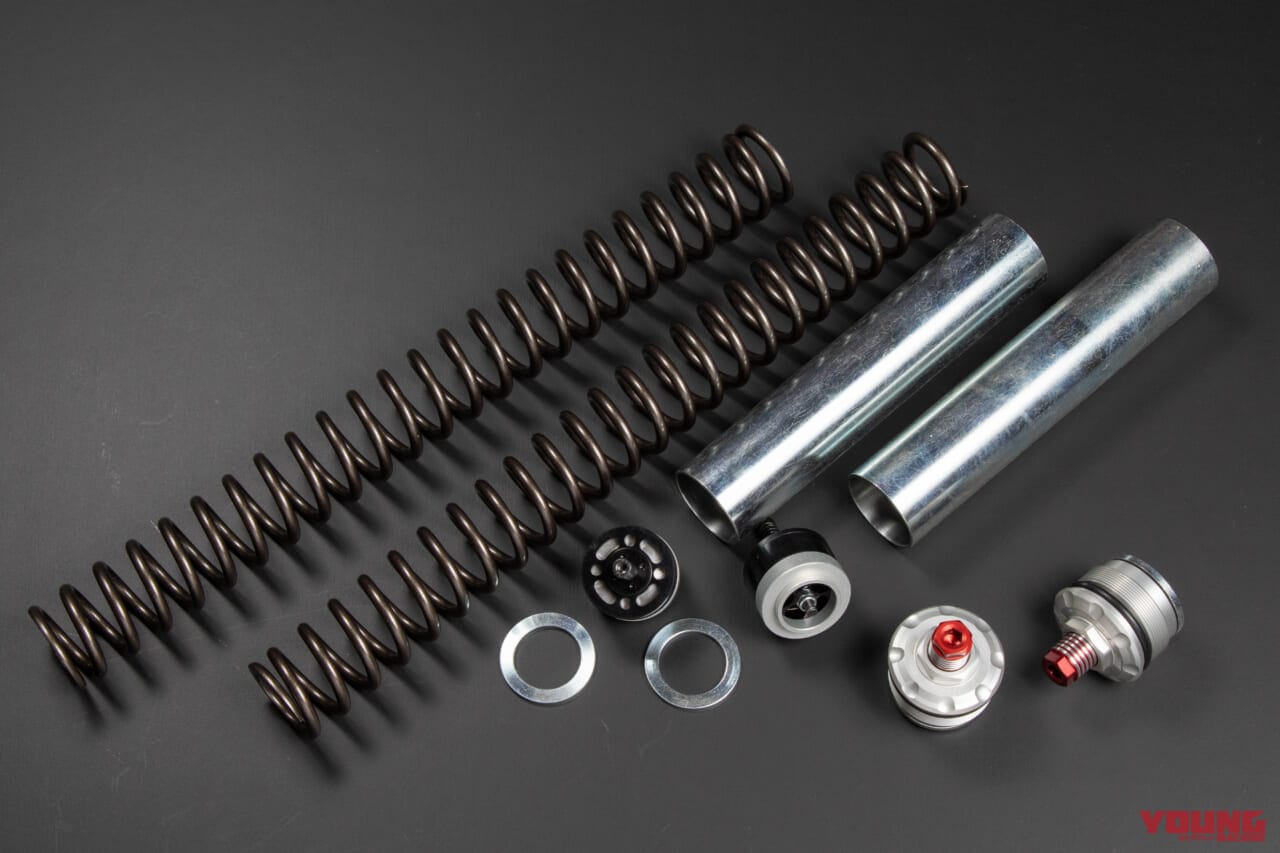 YSS Z650RS用 フォークアップグレードキット|充実した調整機構の追加でハンドリングが安定。YSS SUSPENSIONの選べるフロントサスたち!