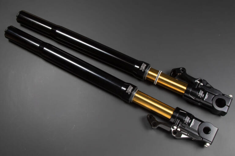 YSS FLツーリングモデル用 倒立フォーク|充実した調整機構の追加でハンドリングが安定。YSS SUSPENSIONの選べるフロントサスたち!
